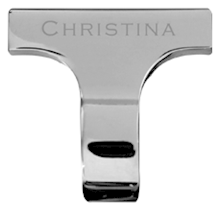 16 mm T-bar sæt i stål fra Christina Design Londons Collect serie køb det billigst hos Guldsmykket.dk her